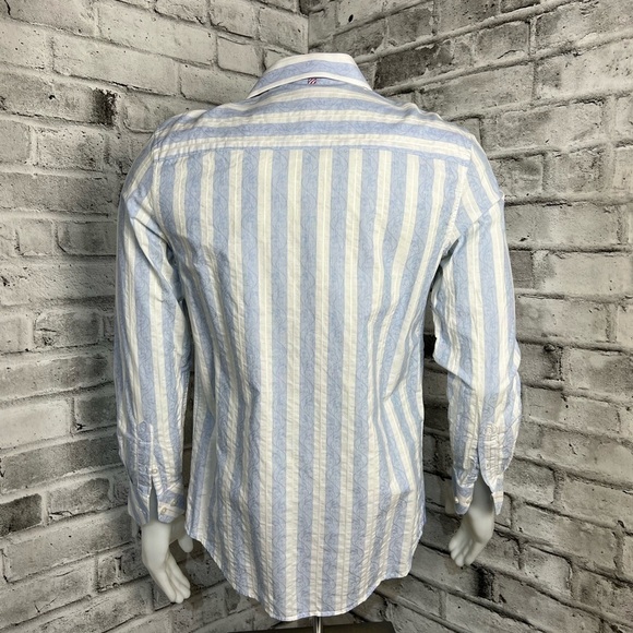 John Lennon by English Laundry Striped Design Button Down Shirt - Picture 3 of 8